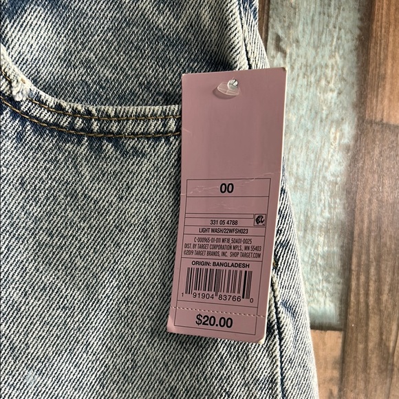 Wild Fable Light Blue Frayed Hem Jean Shorts - Picture 7 of 14